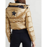 Ted Lasso Juno Temple Gold  Parachute Jacket
